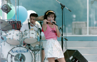 1984年夏　早見優　神宮絵画館前広場(フリーバル'84)